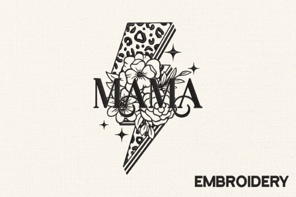 Download Floral Mama Embroidery Design - Mama embroidery Collection
