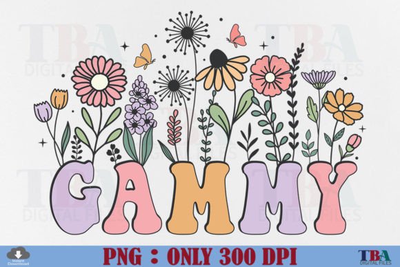 Download Gammy PNG Sublimation Flower Mothers Day - Gammy Collection